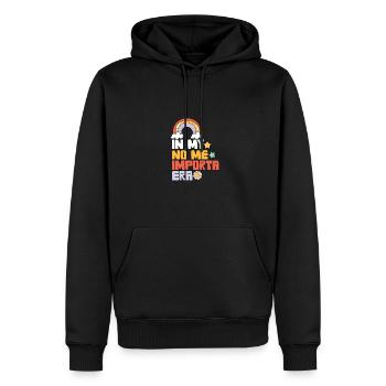 Funny Spanish Gag In My No Me Importa Era I Don't - Männer Premium Bio Hoodie - Schwarz - Vorne - Nico (187cm)