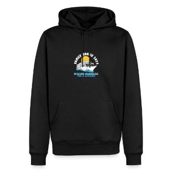 Family Cruise 2024 Voyage Cruising Tour Matching - Männer Premium Bio Hoodie - Schwarz - Vorne - Nico (187cm)