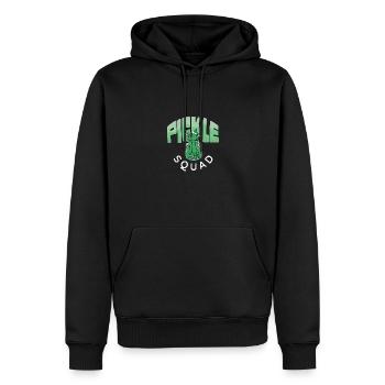 Cornichon Soutien émotionnel Ami de soutien - Sweat à capuche Premium bio Homme - noir - Devant - Nico (187cm)