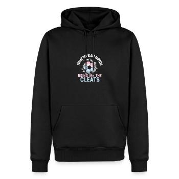 forg Funny Soccer Forget The Glass Slippers Bring - Männer Premium Bio Hoodie - Schwarz - Vorne - Nico (187cm)