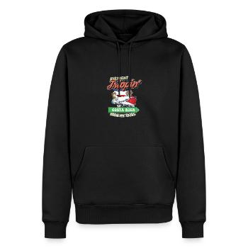 Straight Trippin To Costa Rica With My Tribe - Men’s Premium Organic Hoodie - black - Front - Nico (187cm)
