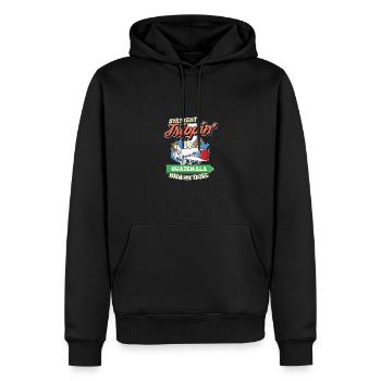 Straight Trippin' To Guatemala With My Tribe - Männer Premium Bio Hoodie - Schwarz - Vorne - Nico (187cm)