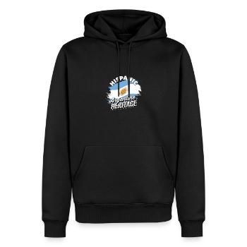 Hispano-Argentinisches Erbe - Feiern Sie Ihre - Männer Premium Bio Hoodie - Schwarz - Vorne - Nico (187cm)