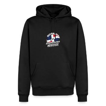Hispanisches dominikanisches Erbe USA - Männer Premium Bio Hoodie - Schwarz - Vorne - Nico (187cm)