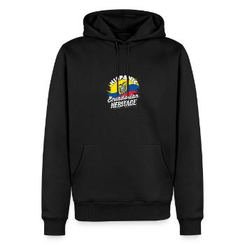 Hispanisches Ecuadorianisches Erbe Ecuador - Männer Premium Bio Hoodie - Schwarz - Vorne - Nico (187cm)
