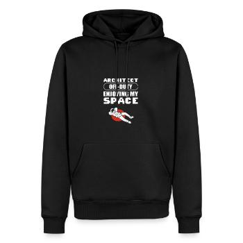 Architekt Off-Duty Handelsarchitekt Geschenk - Männer Premium Bio Hoodie - Schwarz - Vorne - Nico (187cm)