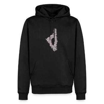 Corse - Men’s Premium Organic Hoodie - black - Front - Nico (187cm)