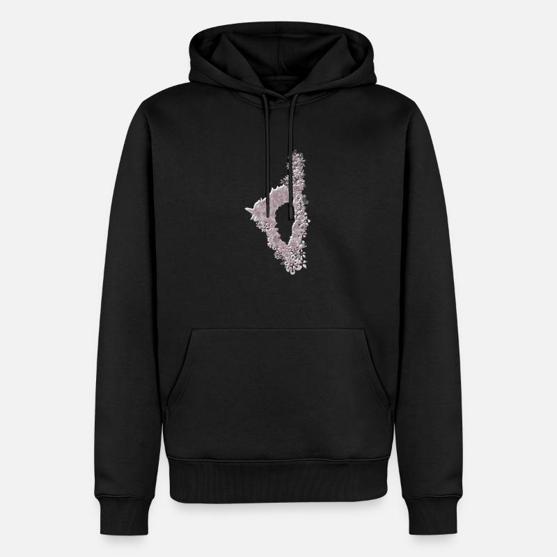 Corse - Sweat à capuche Premium bio Homme - noir