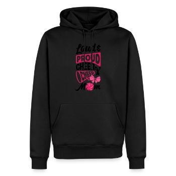 Loud And Proud Cheer Cheer Mom Cheerleading Cheerl - Männer Premium Bio Hoodie - Schwarz - Vorne - Nico (187cm)