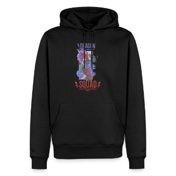 Dragon Squad - Männer Premium Bio Hoodie - Schwarz - Vorne - Nico (187cm)