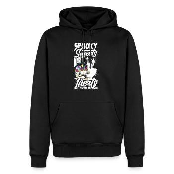 Spooky Sweets Diabetic Treats Halloween Edition - Sweat à capuche Premium bio Homme - noir - Devant - Nico (187cm)