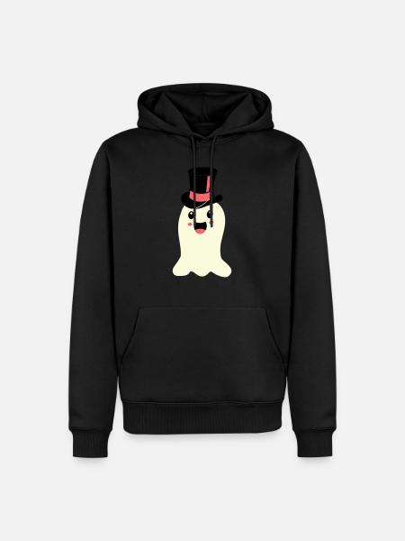 geist - Sweat à capuche Premium bio Homme - noir