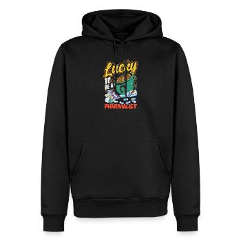 Pharmacist Pharmaceutical Technical - Men’s Premium Organic Hoodie - black - Front - Nico (187cm)