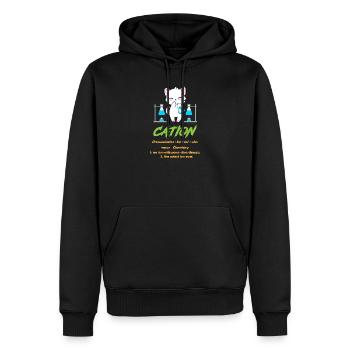 Chemistry Teacher Chemistry Chemist - Men’s Premium Organic Hoodie - black - Front - Nico (187cm)