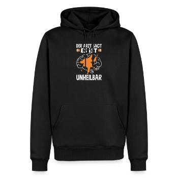 Arzt Sagt Es Ist Unheilbar Judo Kampfsport - Männer Premium Bio Hoodie - Schwarz - Vorne - Nico (187cm)