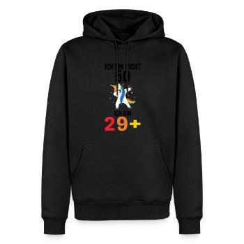 Geburtstag Geburtstagfeier dreizig Jahre alt Gesch - Männer Premium Bio Hoodie - Schwarz - Vorne - Nico (187cm)
