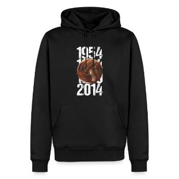 Football Germany Tradition Fan Gift - Men’s Premium Organic Hoodie - black - Front - Nico (187cm)