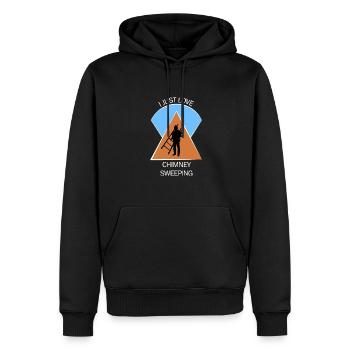 Schornsteinfeger Schlotfeger - Männer Premium Bio Hoodie - Schwarz - Vorne - Nico (187cm)