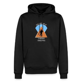 Schornsteinfeger Schlotfeger - Männer Premium Bio Hoodie - Schwarz - Vorne - Nico (187cm)
