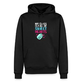 Middle School Teachers - Men’s Premium Organic Hoodie - black - Front - Nico (187cm)