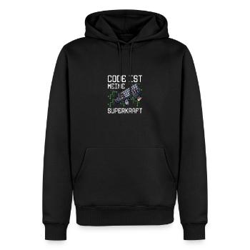 Code Ist Meine Superkraft Software Entwickler Code - Männer Premium Bio Hoodie - Schwarz - Vorne - Nico (187cm)