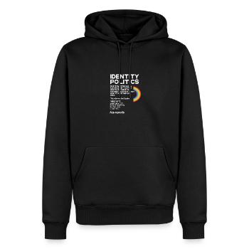 Identity Politics Pride Lgbtq Rainbow Transgender - Männer Premium Bio Hoodie - Schwarz - Vorne - Nico (187cm)