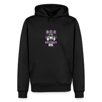 Mom Of The Birthday Girl Video Game Player Gaming - Männer Premium Bio Hoodie - Schwarz - Vorne - Nico (187cm)
