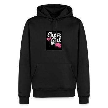 Cheer Girl Cheerleading Cheerleader Cheerdance Gym - Männer Premium Bio Hoodie - Schwarz - Vorne - Nico (187cm)