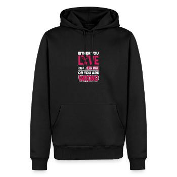 Either You Live Cheer Leading Or You Are Wrong Gym - Männer Premium Bio Hoodie - Schwarz - Vorne - Nico (187cm)