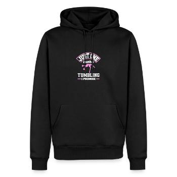 Just One More Tumbling I Promise Gymnast Cheerlead - Männer Premium Bio Hoodie - Schwarz - Vorne - Nico (187cm)