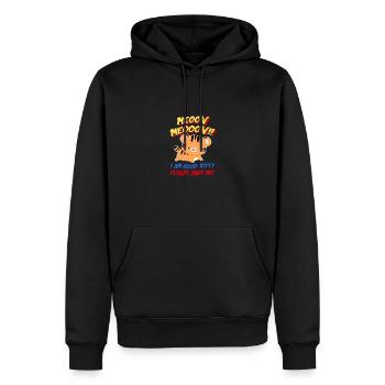 Meow Meow I Am Good Kitty Please Save Me Kitty Cat - Männer Premium Bio Hoodie - Schwarz - Vorne - Nico (187cm)