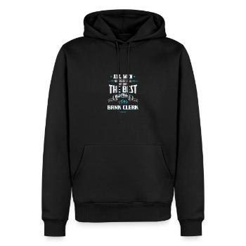 All Men Are Created Equal But Only The Best Become - Männer Premium Bio Hoodie - Schwarz - Vorne - Nico (187cm)