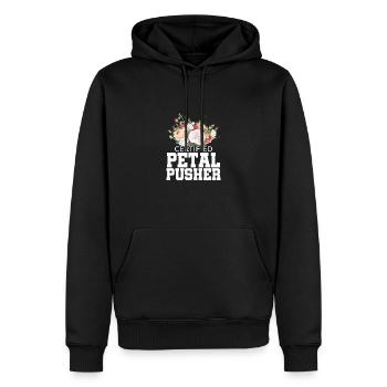 Certified Petal Pusher Gardening Florist Gardener - Männer Premium Bio Hoodie - Schwarz - Vorne - Nico (187cm)