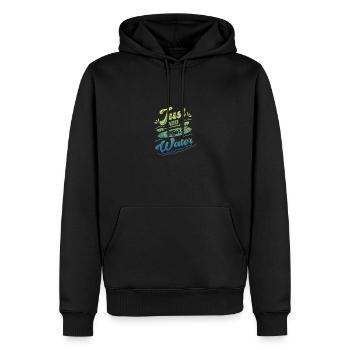 Just Add Water Rowing Kayaking Kayak Rower Paddlin - Männer Premium Bio Hoodie - Schwarz - Vorne - Nico (187cm)