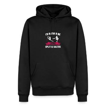 If Acrobats Would Be Easy Acrobatics Acrobat Gymna - Männer Premium Bio Hoodie - Schwarz - Vorne - Nico (187cm)