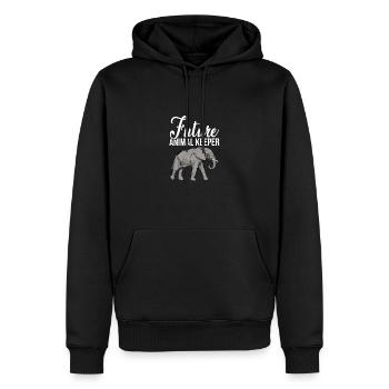Future Animal Keeper Animal Lover Zoo Keeper Zoolo - Männer Premium Bio Hoodie - Schwarz - Vorne - Nico (187cm)