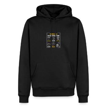 Things Is Do In My Spare Time Paragliding Paraglid - Männer Premium Bio Hoodie - Schwarz - Vorne - Nico (187cm)