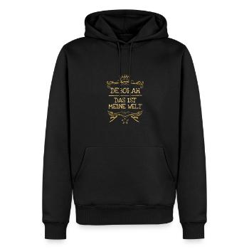 Spruch für Deborah Mädchenname Frau - Männer Premium Bio Hoodie - Schwarz - Vorne - Nico (187cm)
