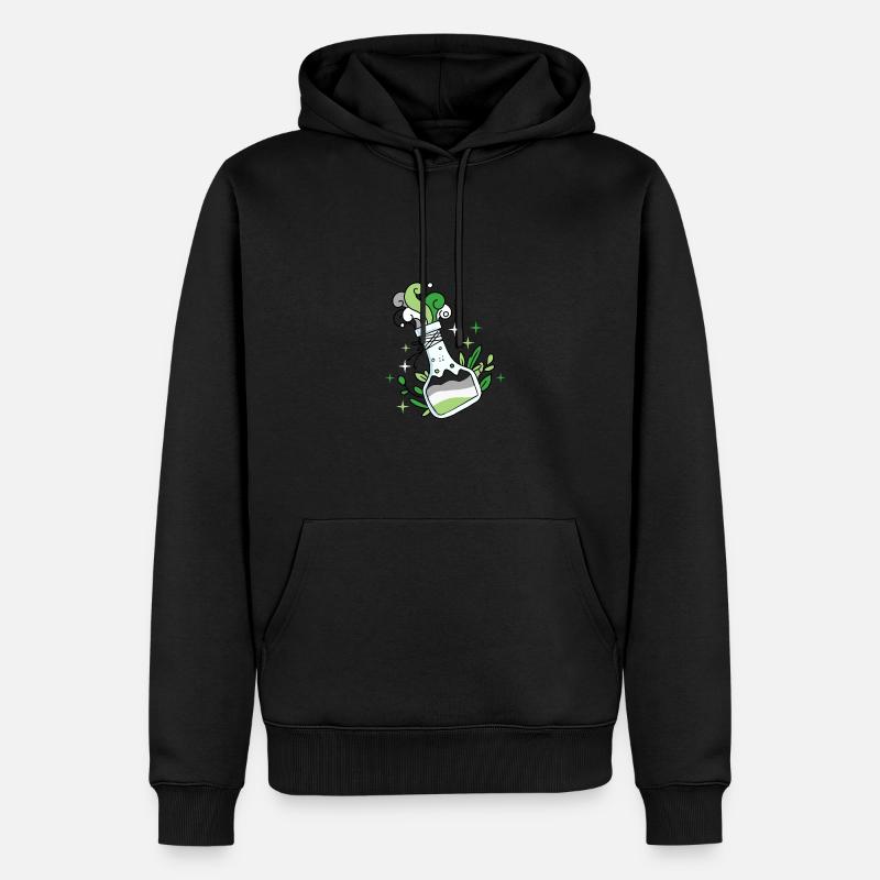 Aromantischer Trank Aromantic Pride - Männer Premium Bio Hoodie - Schwarz