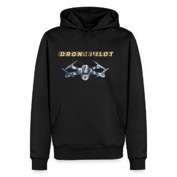 Drohnen Pilot Drone Pilot - Männer Premium Bio Hoodie - Schwarz - Vorne - Nico (187cm)