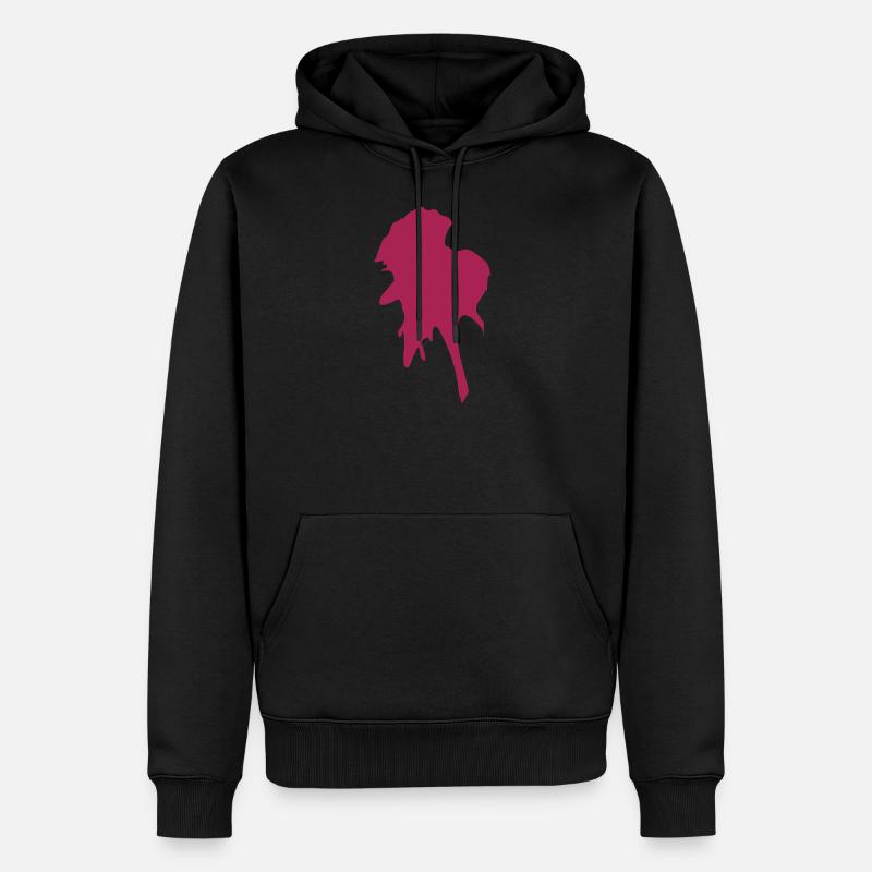 klecks muster - Motivfarbwechsel möglich - Männer Premium Bio Hoodie - undefined