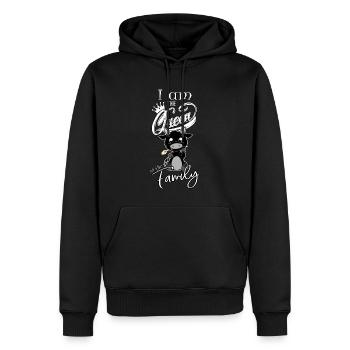 Vache d'herens, eringer, ich bin die Königin... - Männer Premium Bio Hoodie - Schwarz - Vorne - Nico (187cm)