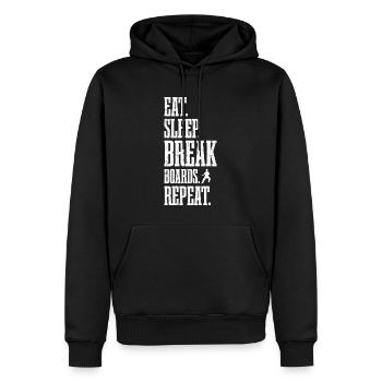 Tangsoodo Kampfkunst, Tang Soo Do Kämpfer Geschenk - Männer Premium Bio Hoodie - Schwarz - Vorne - Nico (187cm)
