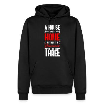Werkzeug Beruf Baustelle - Männer Premium Bio Hoodie - Schwarz - Vorne - Nico (187cm)