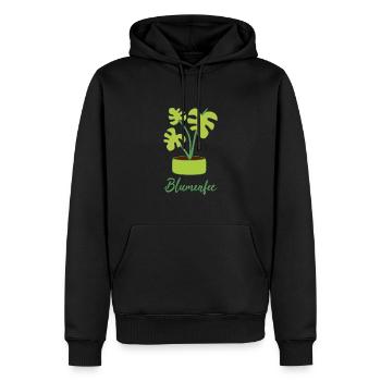 Blumenfee Blume Pflanze Gärtner Floristin Geschenk - Männer Premium Bio Hoodie - Schwarz - Vorne - Nico (187cm)