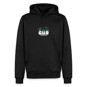 Parfüm Fragrance Perfüm Perfume Parfum Duft - Männer Premium Bio Hoodie - Schwarz - Vorne - Nico (187cm)