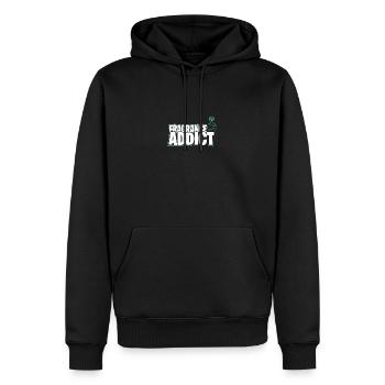 Parfüm Fragrance Perfüm Perfume Parfum Duft - Männer Premium Bio Hoodie - Schwarz - Vorne - Nico (187cm)
