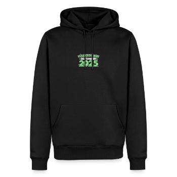 Driving License 2025 Driving Test Driving License Test - Men’s Premium Organic Hoodie - black - Front - Nico (187cm)
