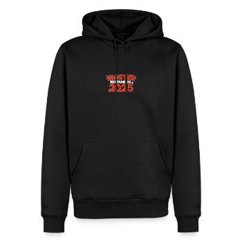 Master 2025 Masterabschluss Sponsion Graduation - Männer Premium Bio Hoodie - Schwarz - Vorne - Nico (187cm)