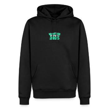 Master 2025 Masterabschluss Sponsion Graduation - Männer Premium Bio Hoodie - Schwarz - Vorne - Nico (187cm)